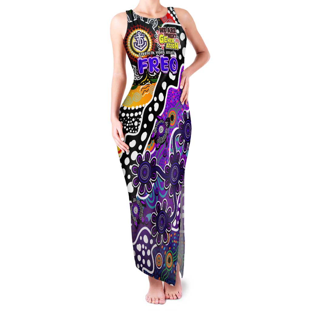 Personalised Freo AFL Celebrating 50 Years of Naidoc Tank Maxi Dress NAIDOC Week 2025 Aboriginal