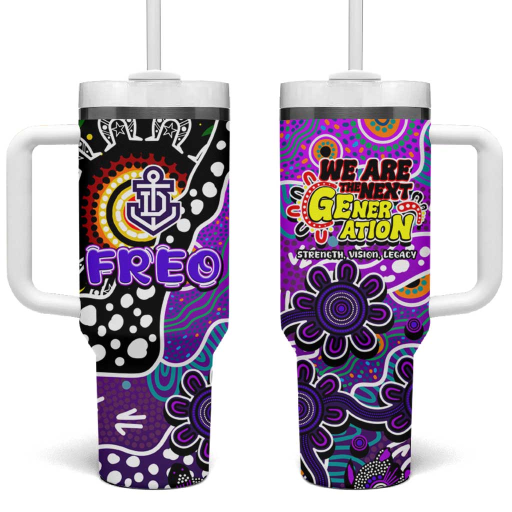 Freo AFL Celebrating 50 Years of Naidoc Tumbler With Handle NAIDOC Week 2025 Aboriginal