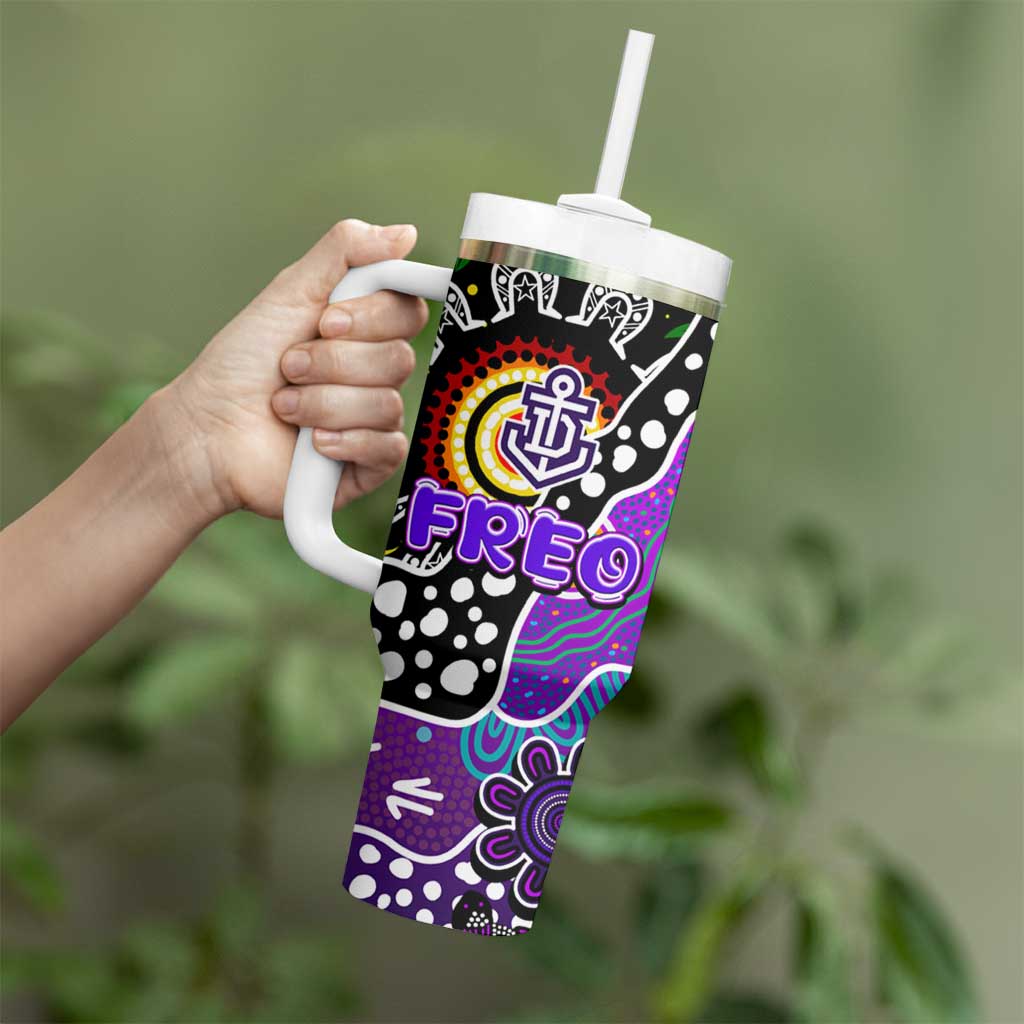 Freo AFL Celebrating 50 Years of Naidoc Tumbler With Handle NAIDOC Week 2025 Aboriginal