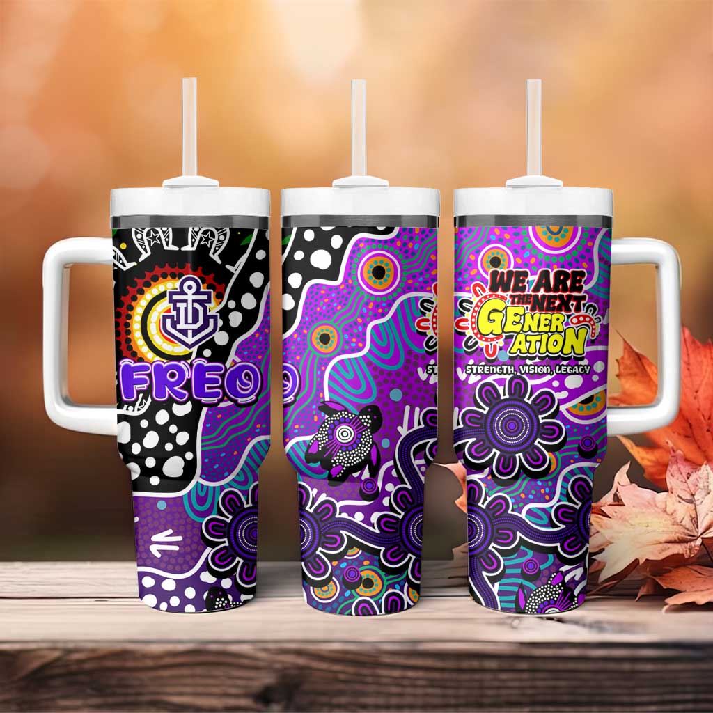 Freo AFL Celebrating 50 Years of Naidoc Tumbler With Handle NAIDOC Week 2025 Aboriginal