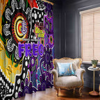 Freo AFL Celebrating 50 Years of Naidoc Window Curtain NAIDOC Week 2025 Aboriginal