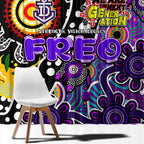 Freo AFL Celebrating 50 Years of Naidoc Window Curtain NAIDOC Week 2025 Aboriginal