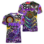 Personalised Freo AFL Celebrating 50 Years of Naidoc Women V-Neck T-Shirt NAIDOC Week 2025 Aboriginal