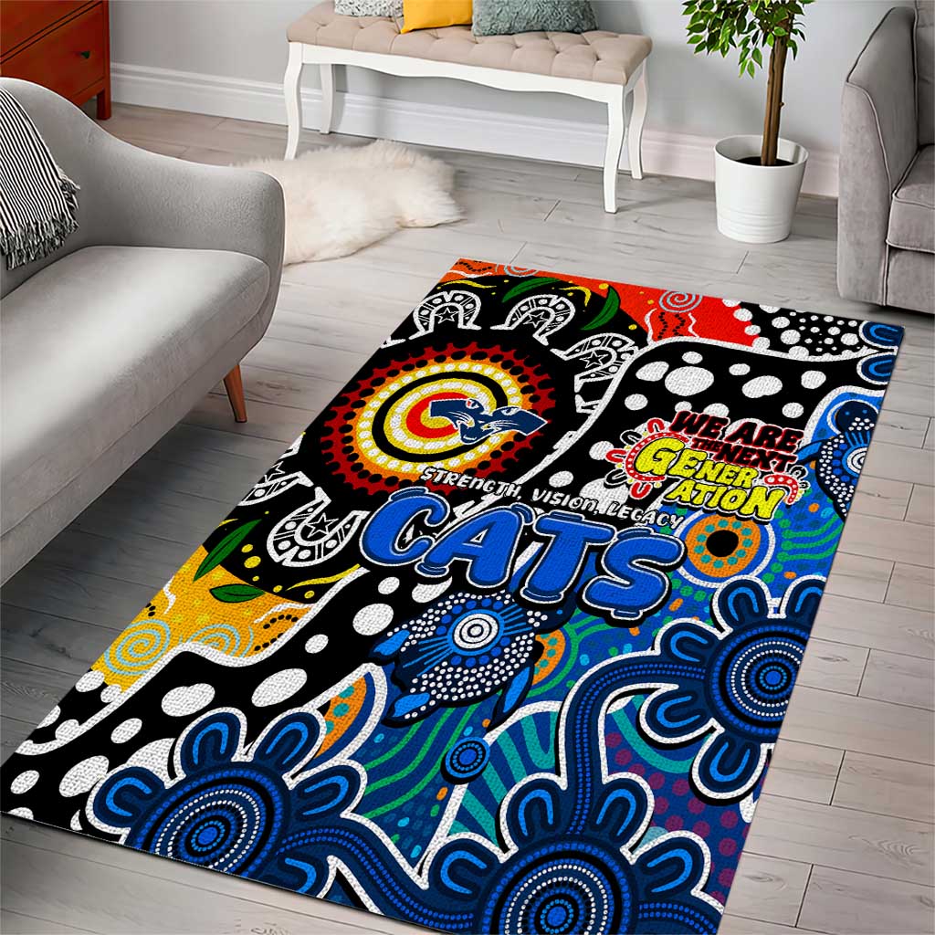Cats AFL Celebrating 50 Years of Naidoc Area Rug NAIDOC Week 2025 Aboriginal