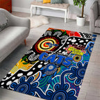 Cats AFL Celebrating 50 Years of Naidoc Area Rug NAIDOC Week 2025 Aboriginal