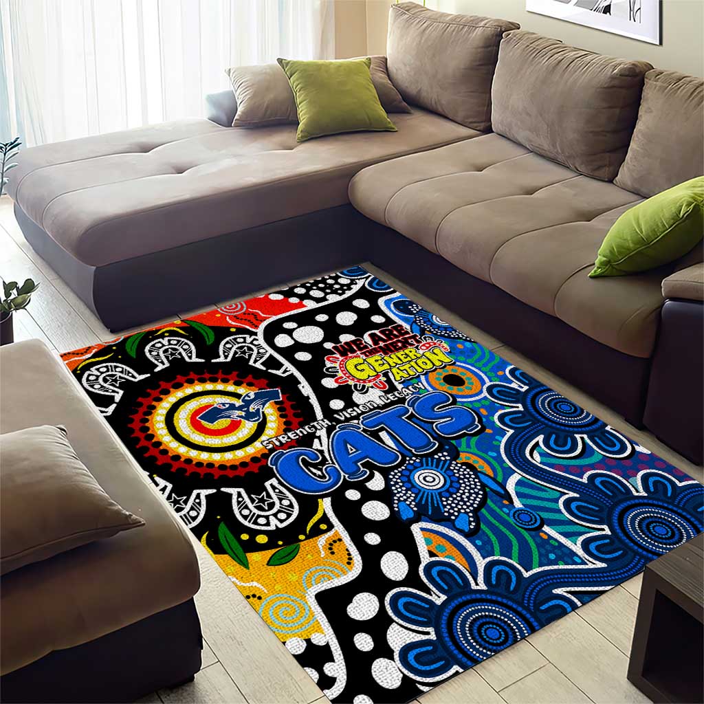 Cats AFL Celebrating 50 Years of Naidoc Area Rug NAIDOC Week 2025 Aboriginal