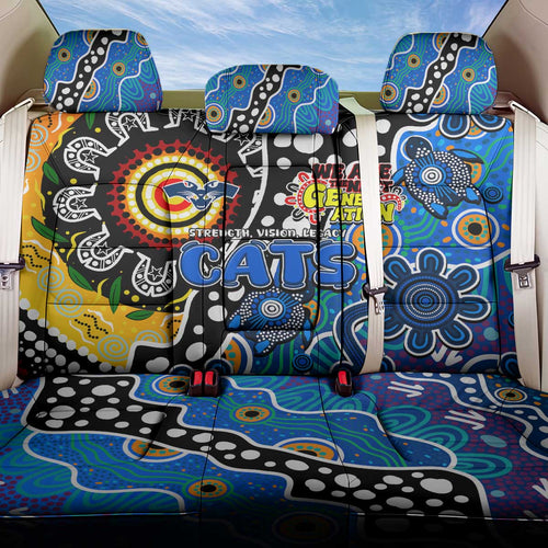 Cats AFL Celebrating 50 Years of Naidoc Back Car Seat Cover NAIDOC Week 2025 Aboriginal