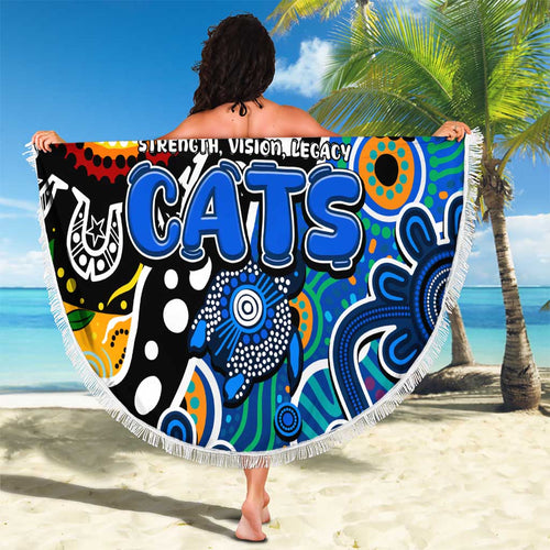 Cats AFL Celebrating 50 Years of Naidoc Beach Blanket NAIDOC Week 2025 Aboriginal
