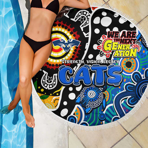 Cats AFL Celebrating 50 Years of Naidoc Beach Blanket NAIDOC Week 2025 Aboriginal