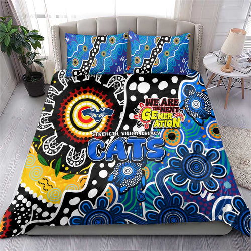 Cats AFL Celebrating 50 Years of Naidoc Bedding Set NAIDOC Week 2025 Aboriginal
