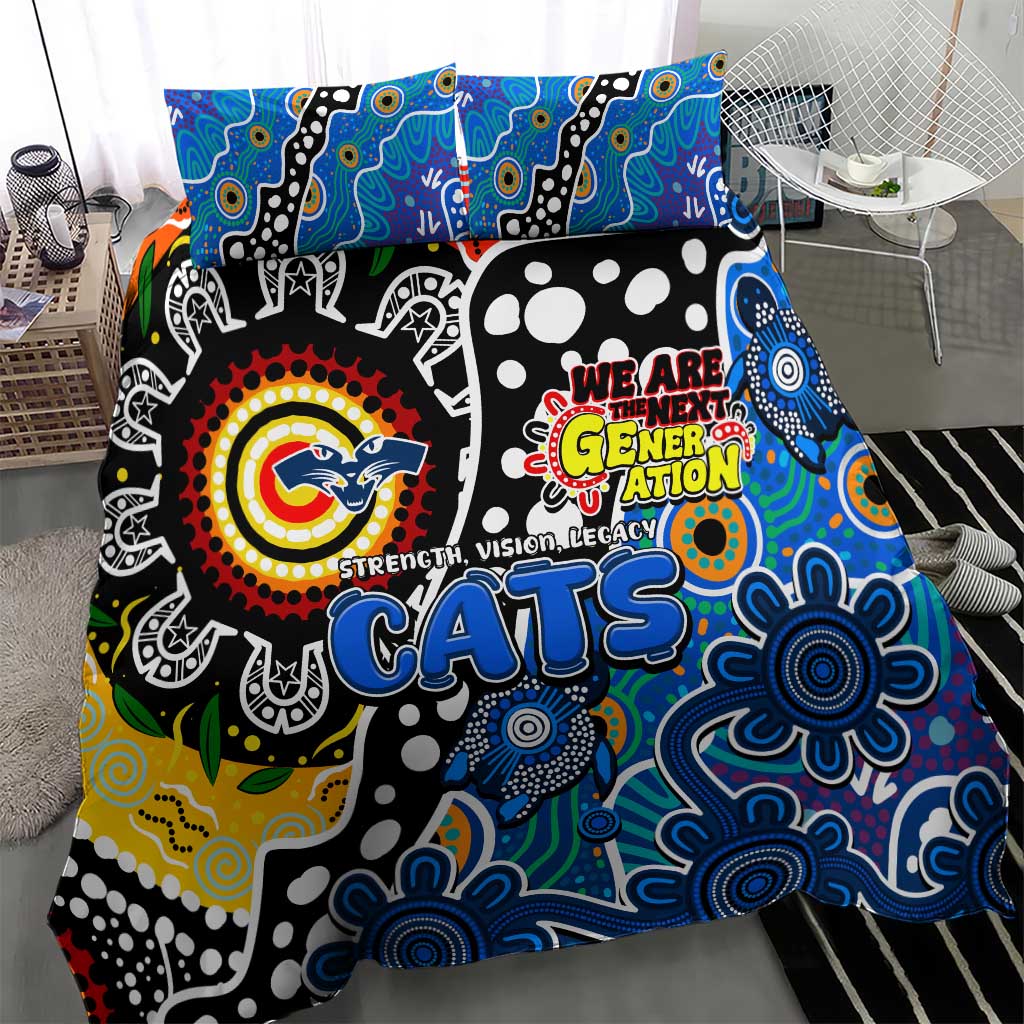 Cats AFL Celebrating 50 Years of Naidoc Bedding Set NAIDOC Week 2025 Aboriginal