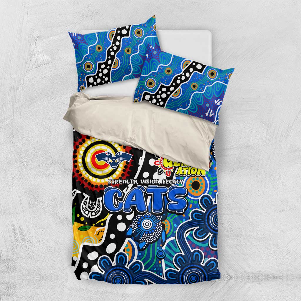 Cats AFL Celebrating 50 Years of Naidoc Bedding Set NAIDOC Week 2025 Aboriginal