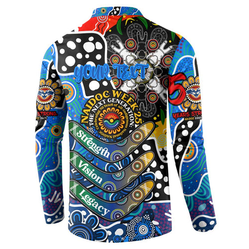 Personalised Cats AFL Celebrating 50 Years of Naidoc Button Sweatshirt NAIDOC Week 2025 Aboriginal
