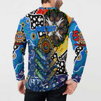 Personalised Cats AFL Celebrating 50 Years of Naidoc Button Sweatshirt NAIDOC Week 2025 Aboriginal