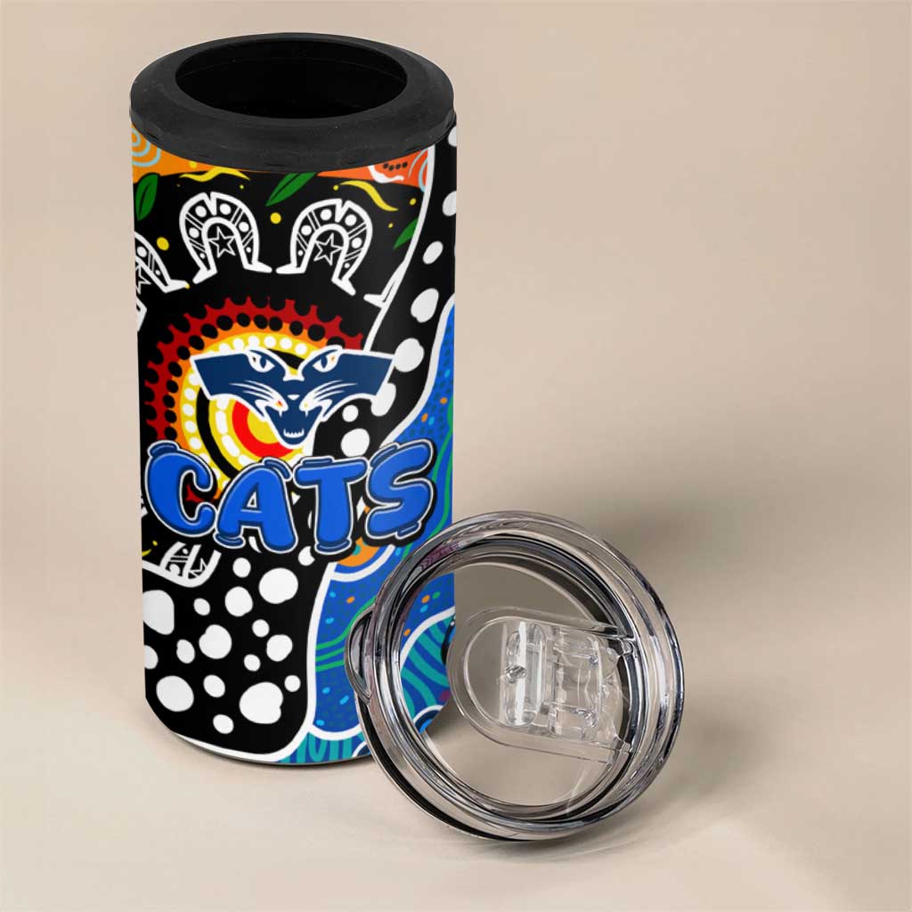 Cats AFL Celebrating 50 Years of Naidoc 4 in 1 Can Cooler Tumbler NAIDOC Week 2025 Aboriginal