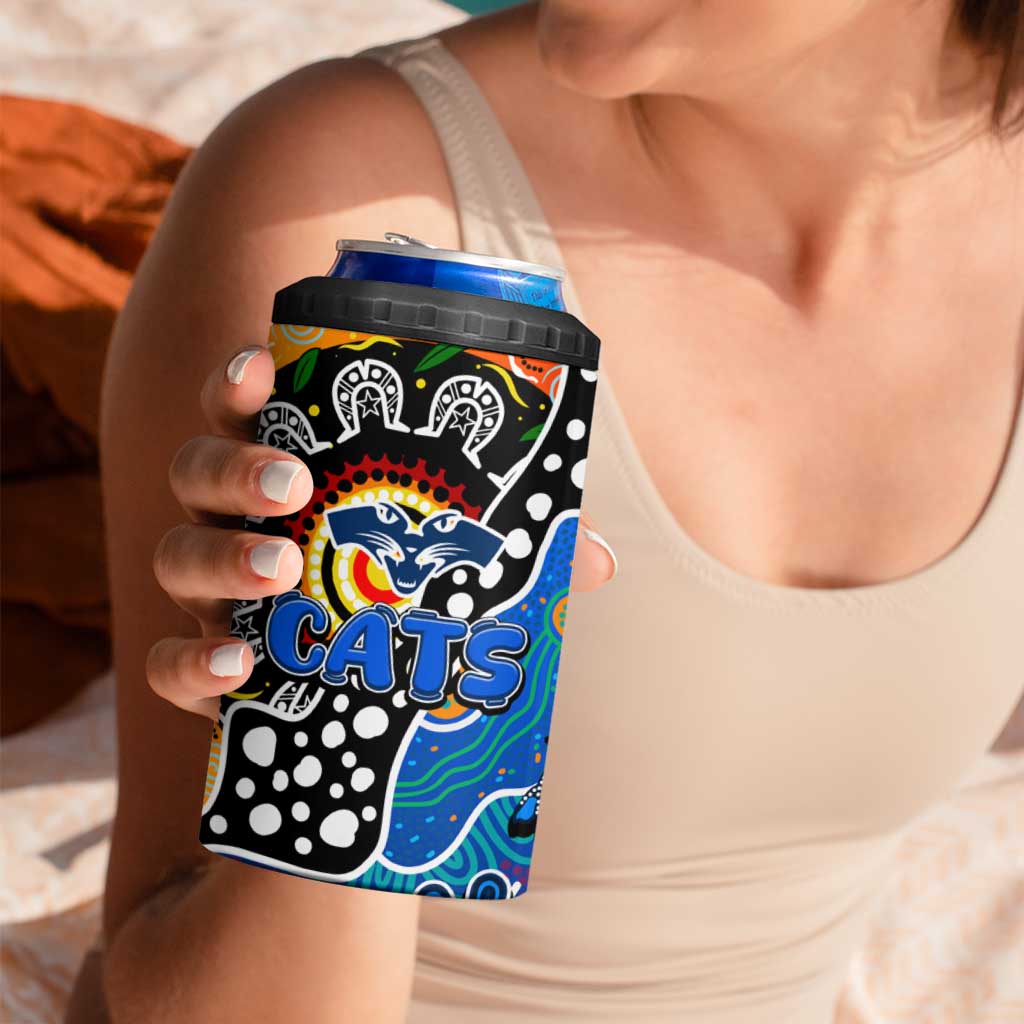 Cats AFL Celebrating 50 Years of Naidoc 4 in 1 Can Cooler Tumbler NAIDOC Week 2025 Aboriginal