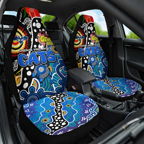 Cats AFL Celebrating 50 Years of Naidoc Car Seat Cover NAIDOC Week 2025 Aboriginal