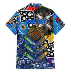 Personalised Cats AFL Celebrating 50 Years of Naidoc Family Matching Mermaid Dress and Hawaiian Shirt NAIDOC Week 2025 Aboriginal