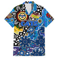 Personalised Cats AFL Celebrating 50 Years of Naidoc Family Matching Puletasi and Hawaiian Shirt NAIDOC Week 2025 Aboriginal