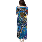 Personalised Cats AFL Celebrating 50 Years of Naidoc Family Matching Puletasi and Hawaiian Shirt NAIDOC Week 2025 Aboriginal