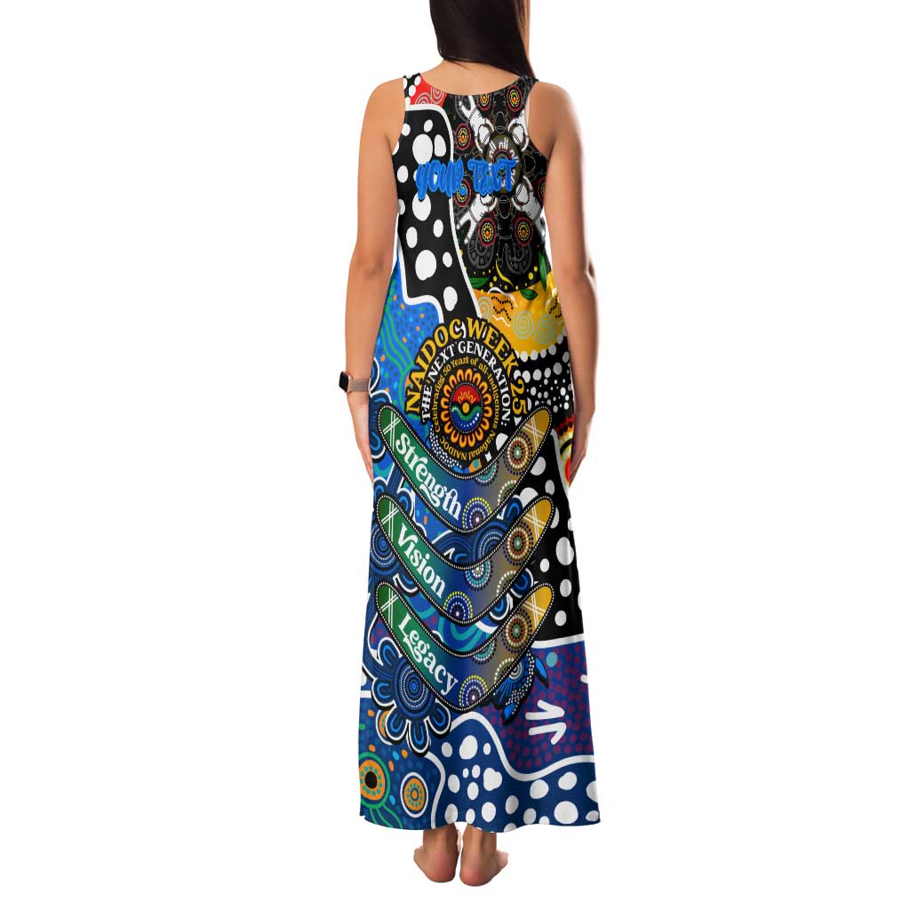 Personalised Cats AFL Celebrating 50 Years of Naidoc Family Matching Tank Maxi Dress and Hawaiian Shirt NAIDOC Week 2025 Aboriginal