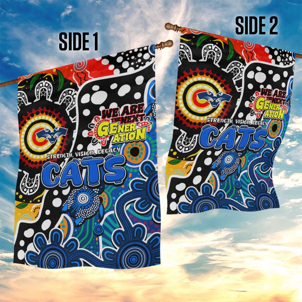 Cats AFL Celebrating 50 Years of Naidoc Garden Flag NAIDOC Week 2025 Aboriginal