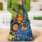 Cats AFL Celebrating 50 Years of Naidoc Grocery Bag NAIDOC Week 2025 Aboriginal