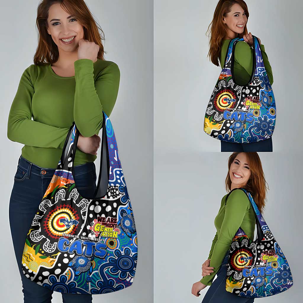 Cats AFL Celebrating 50 Years of Naidoc Grocery Bag NAIDOC Week 2025 Aboriginal