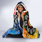 Cats AFL Celebrating 50 Years of Naidoc Hooded Blanket NAIDOC Week 2025 Aboriginal