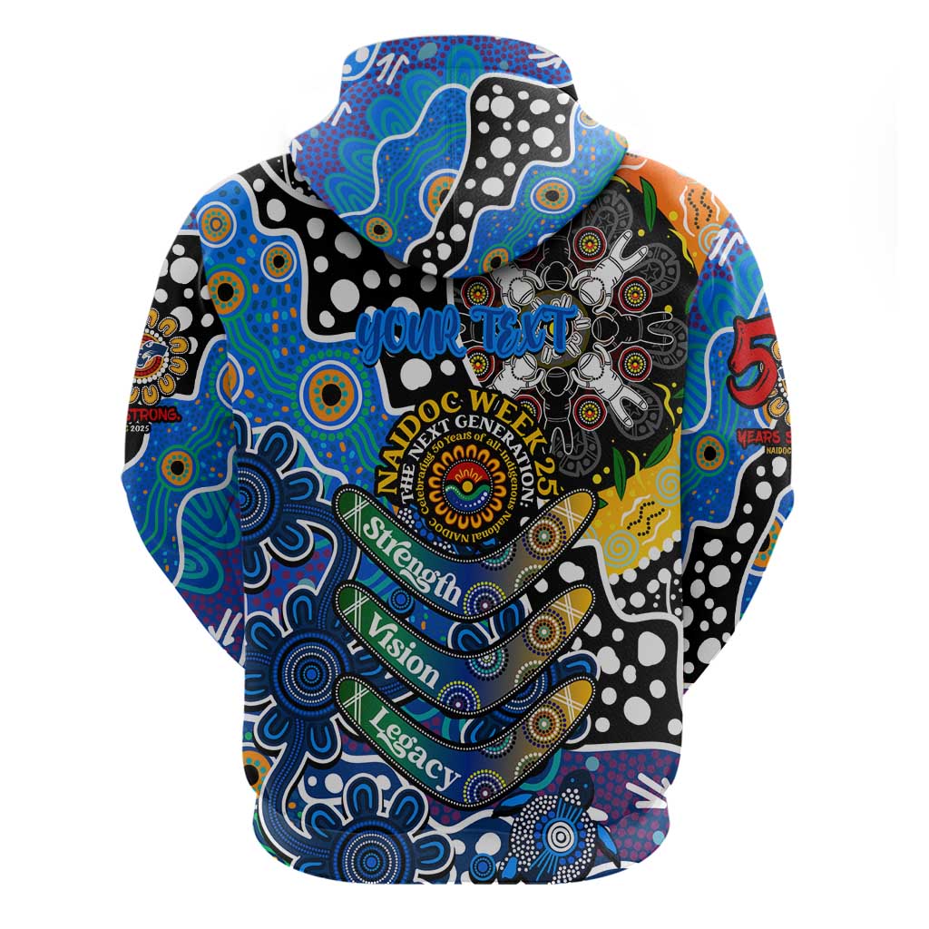 Personalised Cats AFL Celebrating 50 Years of Naidoc Hoodie NAIDOC Week 2025 Aboriginal