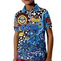 Personalised Cats AFL Celebrating 50 Years of Naidoc Kid Polo Shirt NAIDOC Week 2025 Aboriginal
