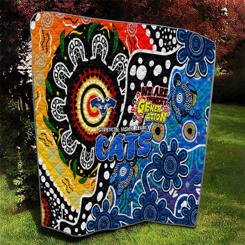 Cats AFL Celebrating 50 Years of Naidoc Quilt NAIDOC Week 2025 Aboriginal