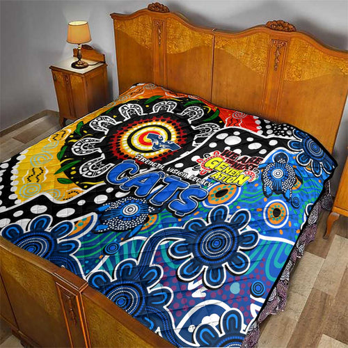 Cats AFL Celebrating 50 Years of Naidoc Quilt NAIDOC Week 2025 Aboriginal