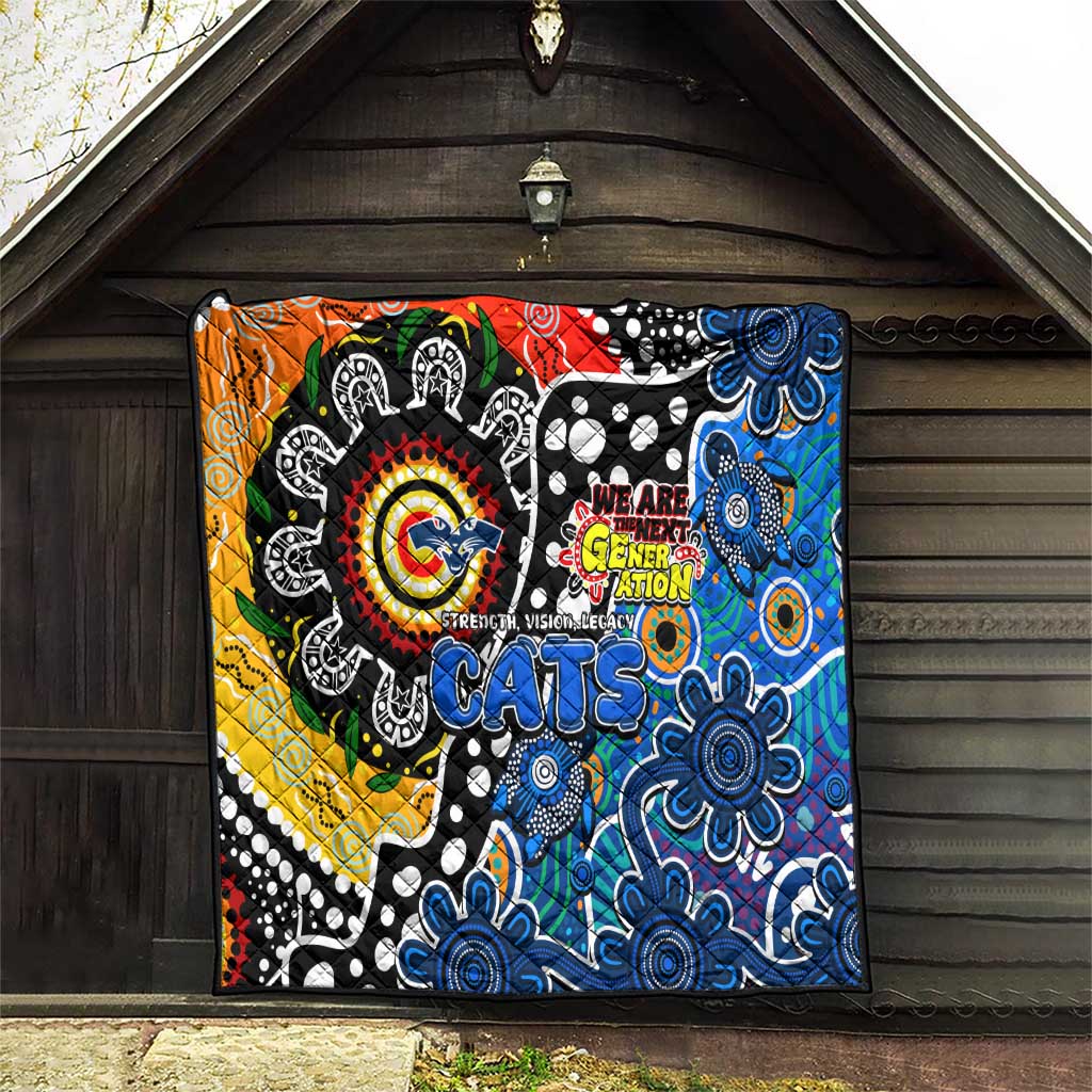 Cats AFL Celebrating 50 Years of Naidoc Quilt NAIDOC Week 2025 Aboriginal