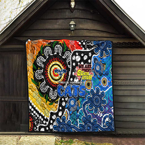 Cats AFL Celebrating 50 Years of Naidoc Quilt NAIDOC Week 2025 Aboriginal