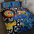 Cats AFL Celebrating 50 Years of Naidoc Quilt Bed Set NAIDOC Week 2025 Aboriginal