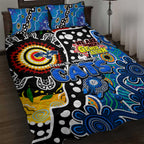 Cats AFL Celebrating 50 Years of Naidoc Quilt Bed Set NAIDOC Week 2025 Aboriginal