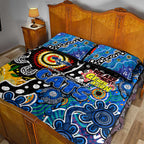 Cats AFL Celebrating 50 Years of Naidoc Quilt Bed Set NAIDOC Week 2025 Aboriginal
