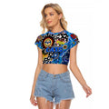 Personalised Cats AFL Celebrating 50 Years of Naidoc Raglan Cropped T Shirt NAIDOC Week 2025 Aboriginal