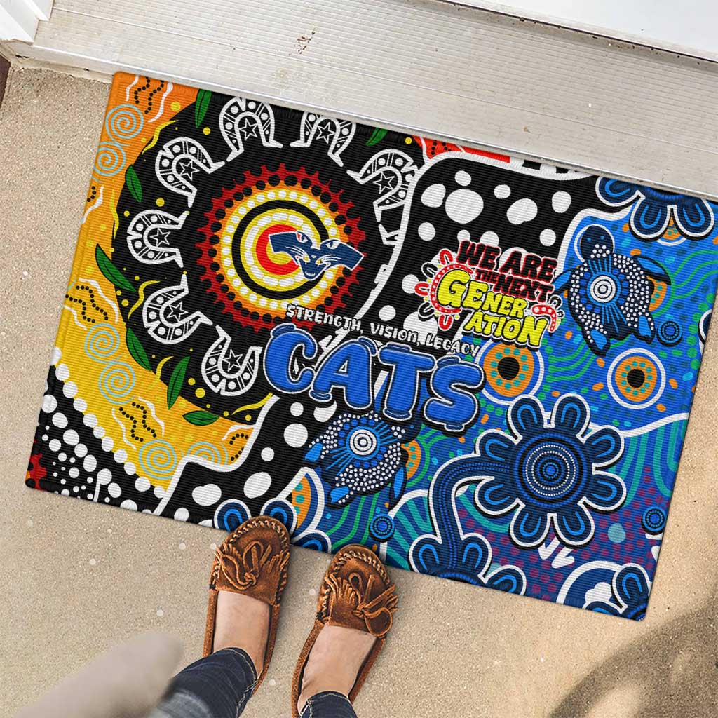 Cats AFL Celebrating 50 Years of Naidoc Rubber Doormat NAIDOC Week 2025 Aboriginal