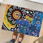 Cats AFL Celebrating 50 Years of Naidoc Rubber Doormat NAIDOC Week 2025 Aboriginal