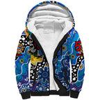 Personalised Cats AFL Celebrating 50 Years of Naidoc Sherpa Hoodie NAIDOC Week 2025 Aboriginal
