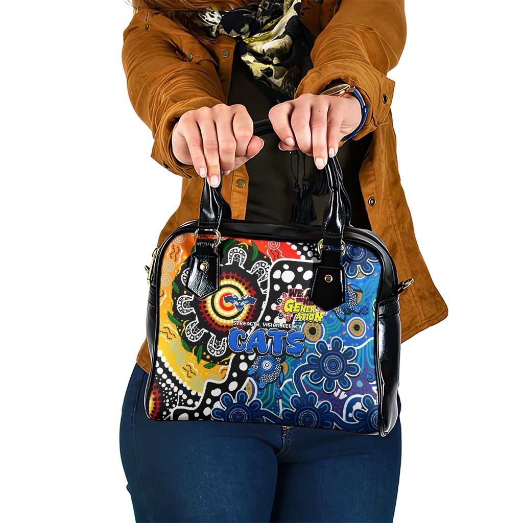 Cats AFL Celebrating 50 Years of Naidoc Shoulder Handbag NAIDOC Week 2025 Aboriginal
