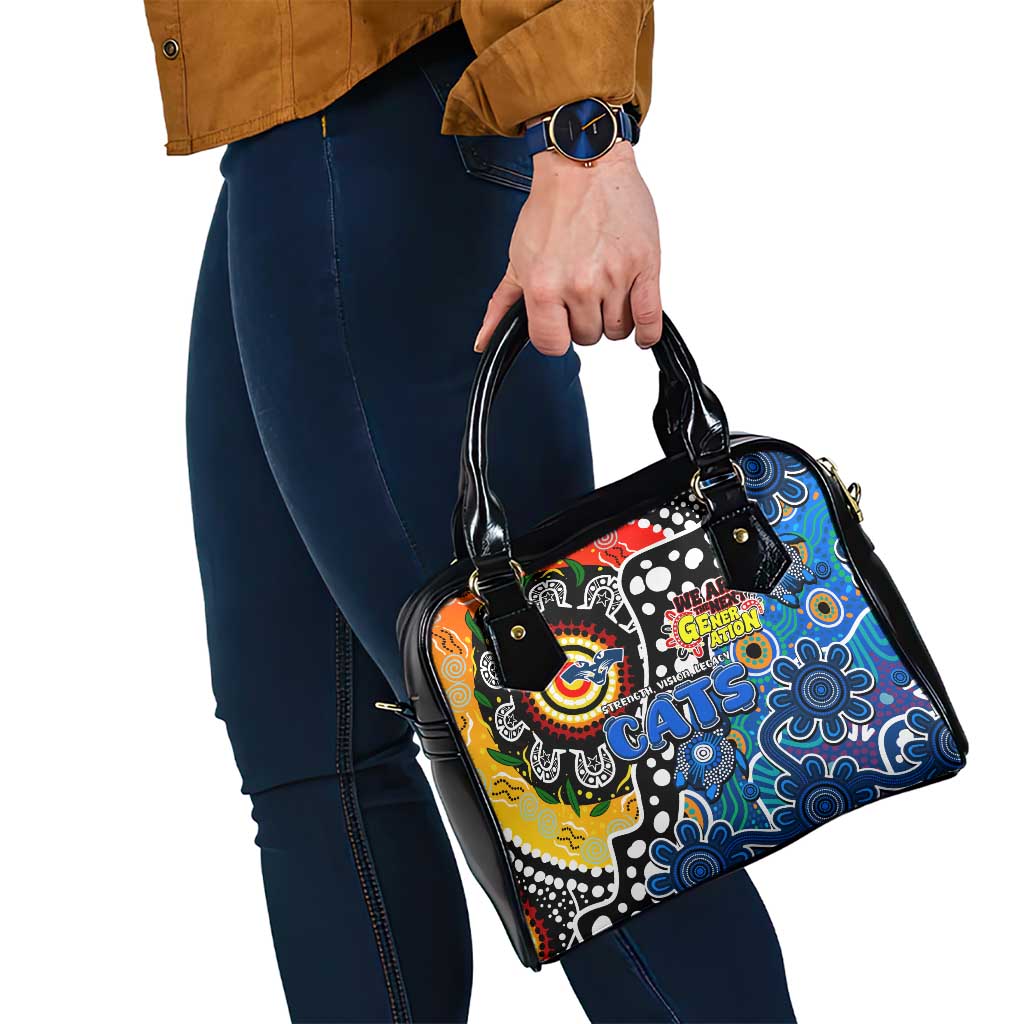 Cats AFL Celebrating 50 Years of Naidoc Shoulder Handbag NAIDOC Week 2025 Aboriginal