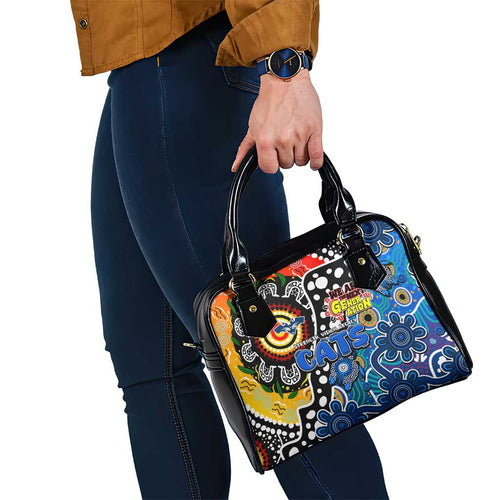 Cats AFL Celebrating 50 Years of Naidoc Shoulder Handbag NAIDOC Week 2025 Aboriginal