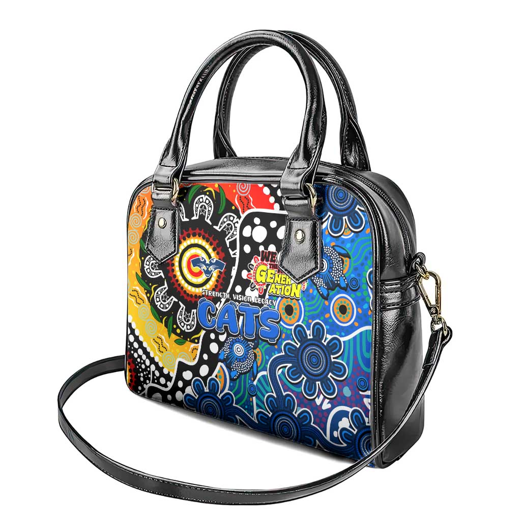 Cats AFL Celebrating 50 Years of Naidoc Shoulder Handbag NAIDOC Week 2025 Aboriginal