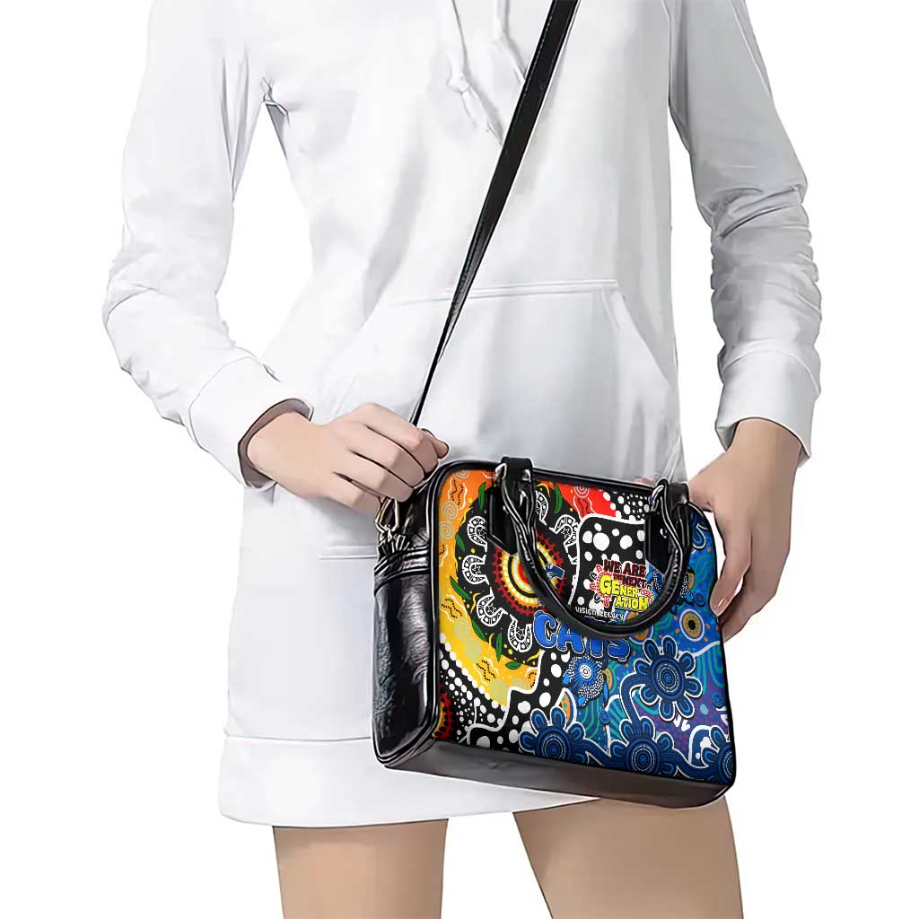 Cats AFL Celebrating 50 Years of Naidoc Shoulder Handbag NAIDOC Week 2025 Aboriginal