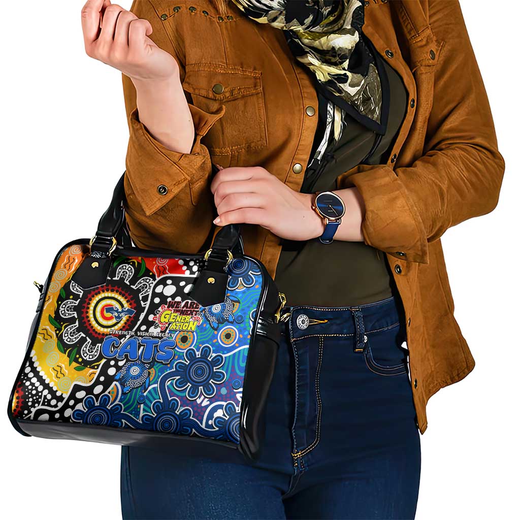 Cats AFL Celebrating 50 Years of Naidoc Shoulder Handbag NAIDOC Week 2025 Aboriginal