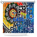 Cats AFL Celebrating 50 Years of Naidoc Shower Curtain NAIDOC Week 2025 Aboriginal