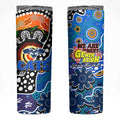 Cats AFL Celebrating 50 Years of Naidoc Skinny Tumbler NAIDOC Week 2025 Aboriginal